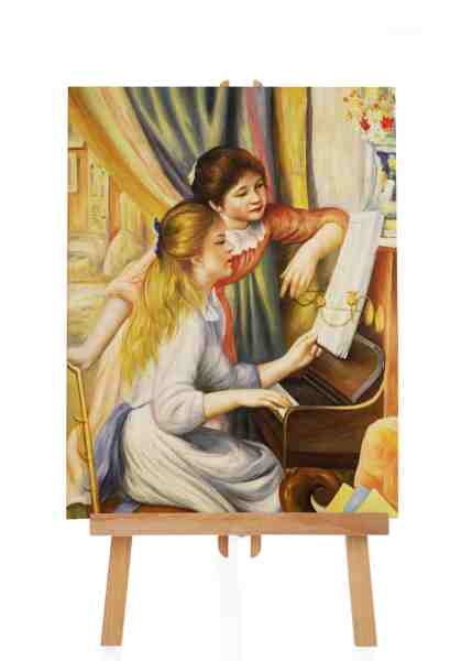 Girls at the piano von Renoir