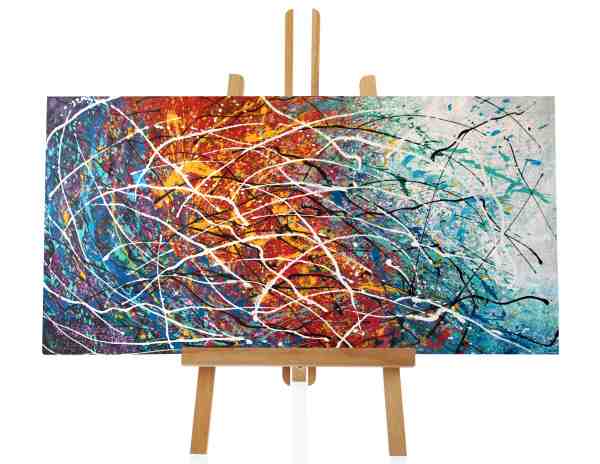 Acrylbild Colorful Splash