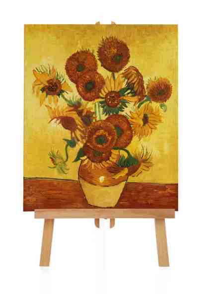 Zwölf Sonnenblumen van Gogh Ölbild