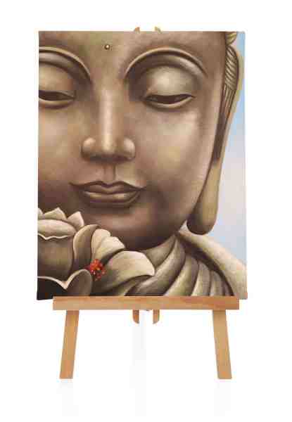 Buddha Bild handgemalt